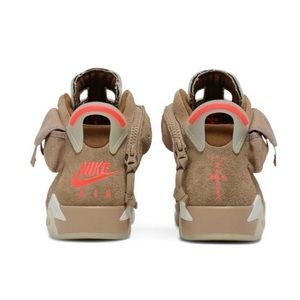 Traviss scott x air Jordan 6 khaki 100% authentic